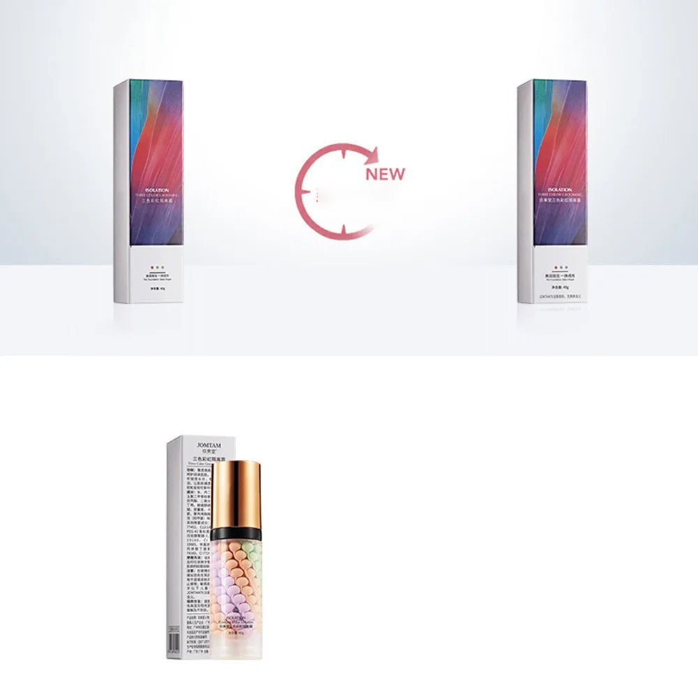 Creme 3 em 1 de Correção e Hidratação com Proteção – Primer Multifuncional para Pré-Maquiagem